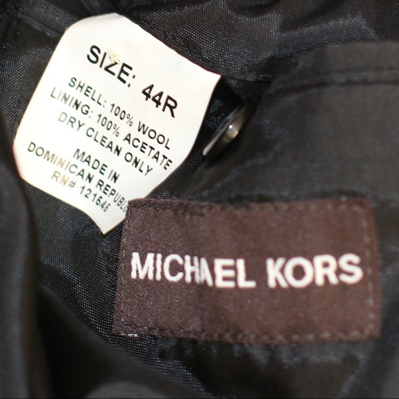 Michael Kors Belted 100% Wool Long Coat - Picture 8 of 8